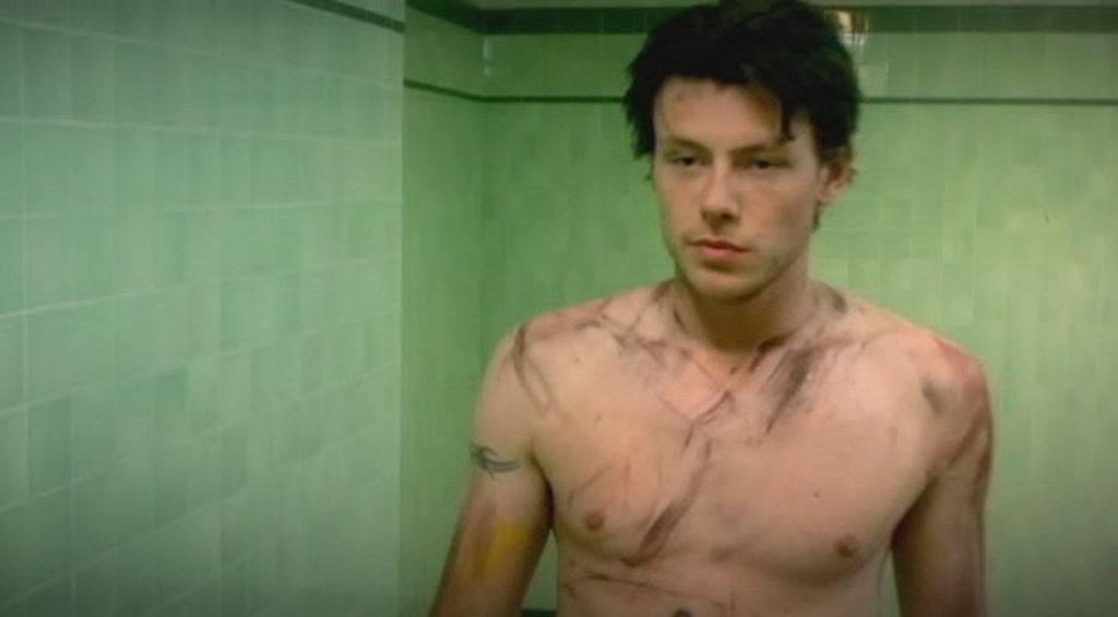 Glee Star Cory Monteith Naked In Bloody Mary