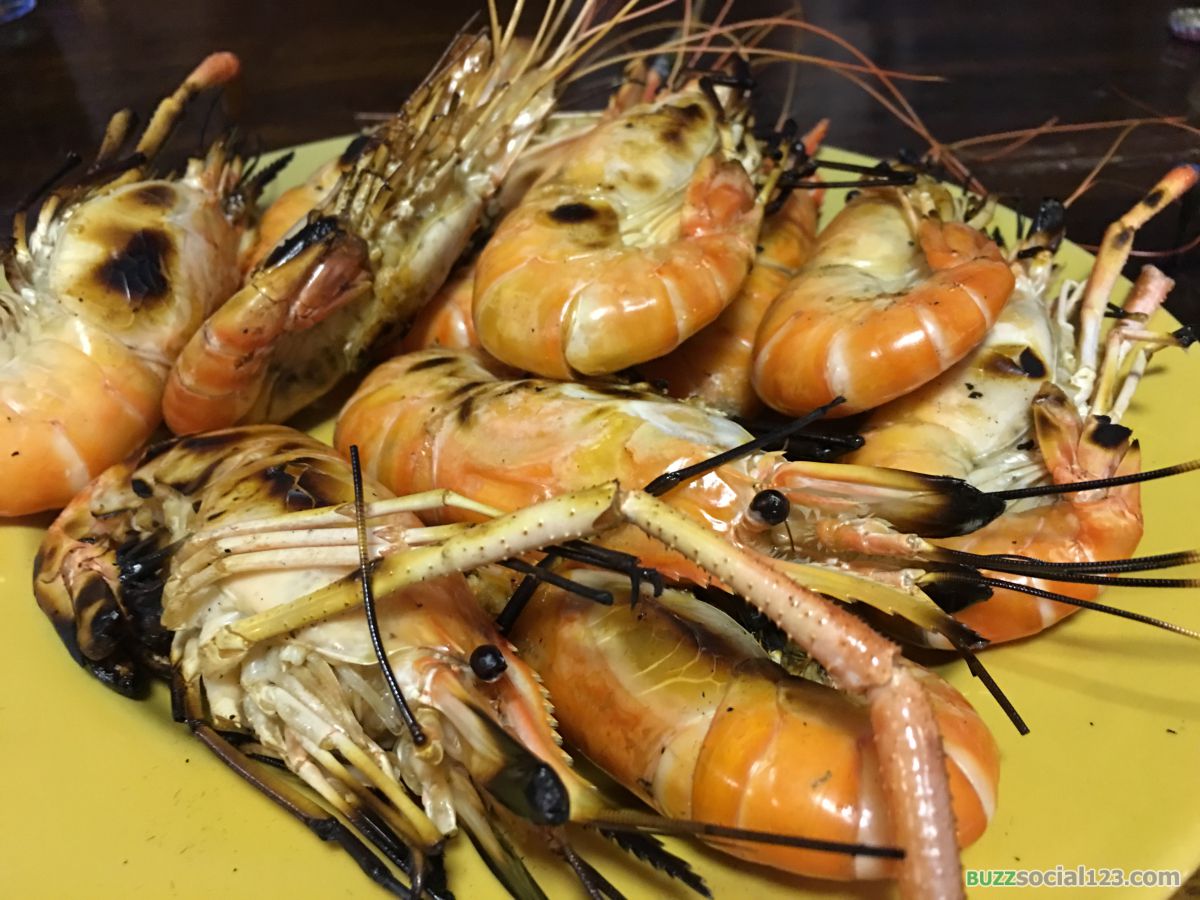 กุ้งเผา