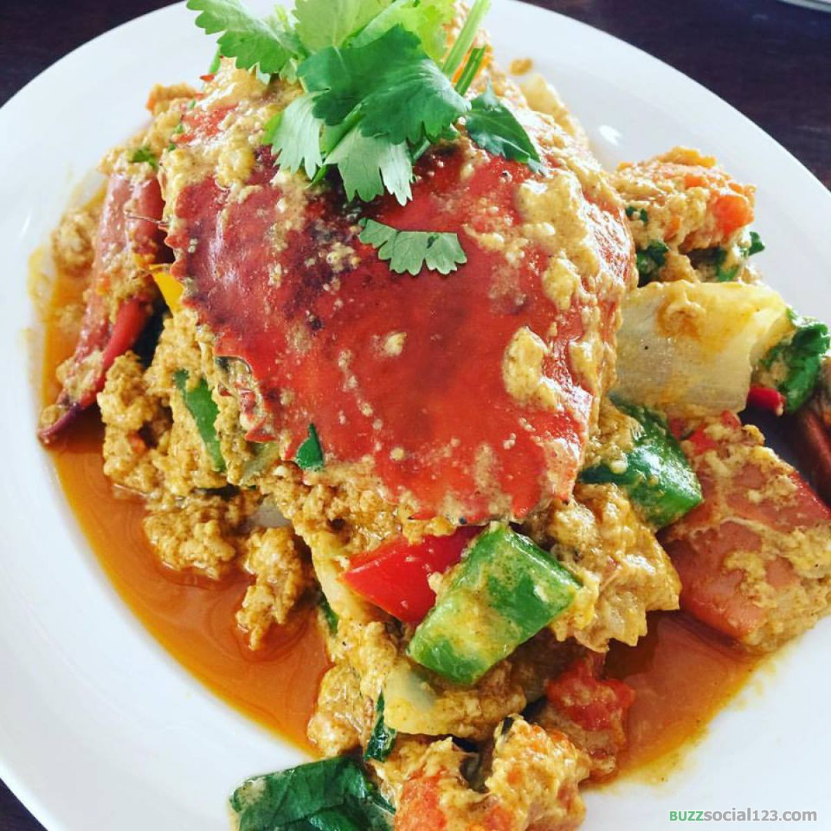 ปูผัดผงกะหรี่