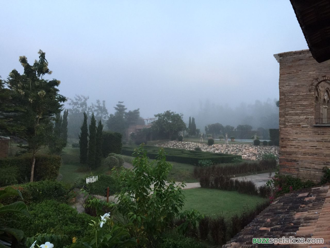 สวนในหมอก