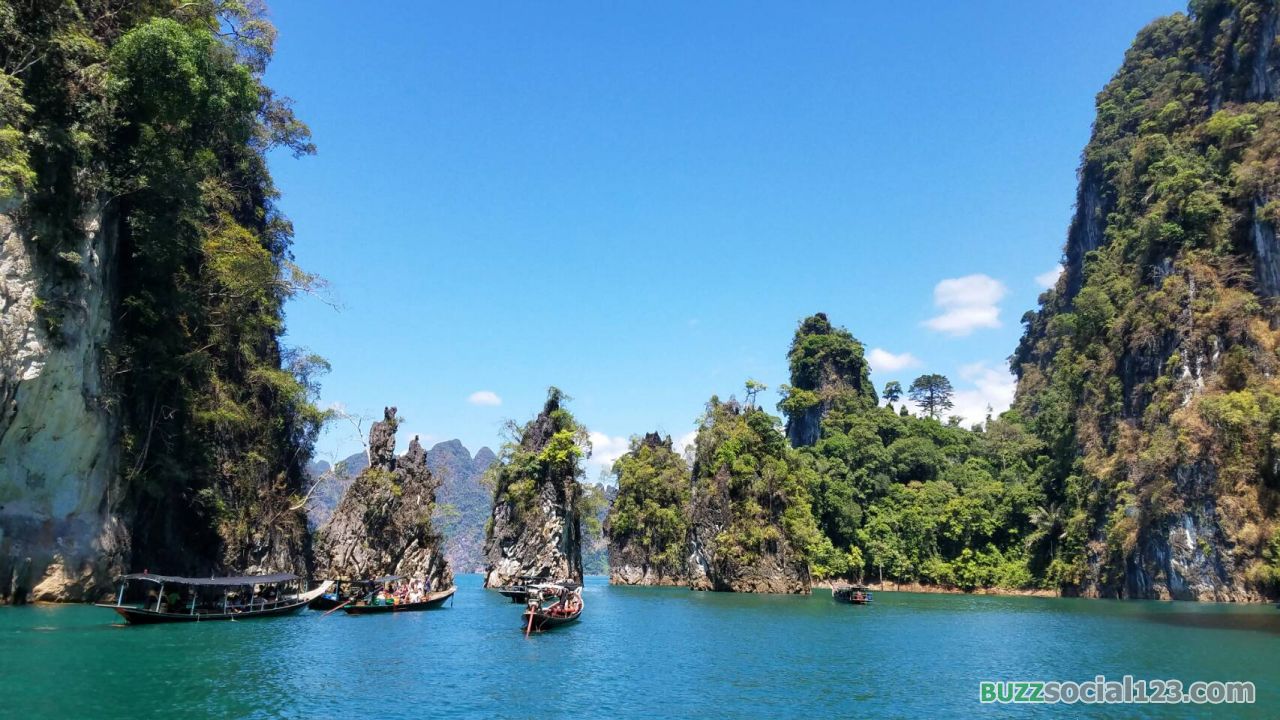 กุ้ยหลินเมืองไทย เขื่อนเชี่ยวหลาน เขื่อนรัชชประภา