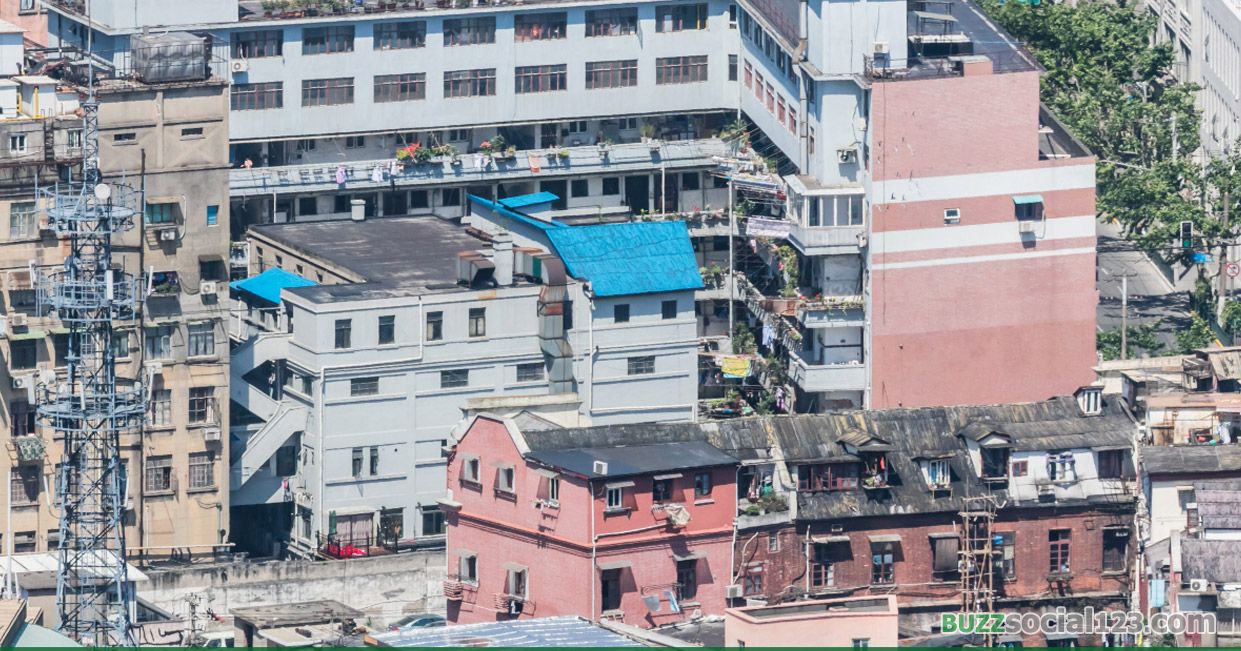 ตึกบ้านเรือน