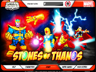 เกมส์ Super Hero Squad: Stones of Thanos