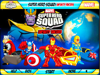 เกมส์ Super Hero Squad: Infinity Racers