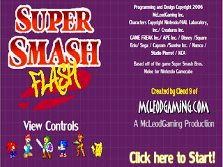 เกมส์ Super Smash Brothers Flash