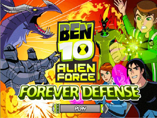 เกมส์ Ben 10 - Forever Defense