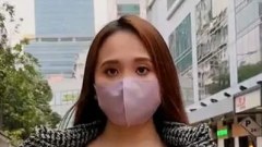 เน็ตบิวตี้สายฟิตเนสสาว ใส่ชุดชั้นในเดินโทงๆริมถนน