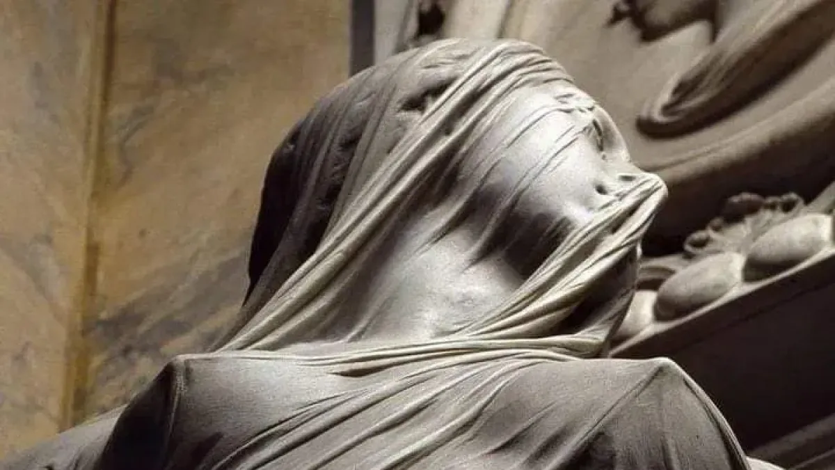 The Veiled Truth' ประติมากรรมหินอ่อนชิ้นเอก โดย Antonio Corradini