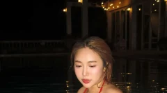 มาย ฮาเร็ม นุ่งบิกินี่จิ๋วสีแดง อวดหุ่นสุดเฟิร์ม ชาวเน็ตแห่ชม สวย เซ็กซี่