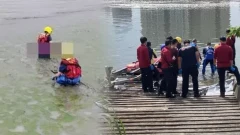 พบศพหญิงสาวใส่ชุดดำรองเท้าแดงในน้ำที่ไต้หวัน