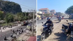 เขมรเผย "กองทัพไทยทิ้งระเบิด ใกล้ภูเขาสำเปา ที่พระตะบอง"