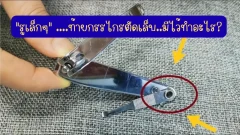 ความลับของ 'รูเล็กๆ' ท้ายกรรไกรตัดเล็บ