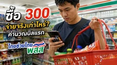 คำนวณบิลจริง "ไทยช่วยไทยพลัส" ซื้อ 100-400 บาท รัฐช่วยเท่าไหร่กันแน่