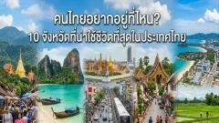 10 จังหวัดน่าอยู่ของไทย คนทำงาน ครอบครัว และวัยเกษียณมองหาอะไร