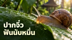 หอยทากมีฟันกี่ซี่ในปากกันแน่