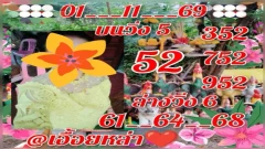 เอื้อยหล้าเปิดโพยตัวเลขงวดนี้ จับตาวิ่งบน 5 วิ่งล่าง 6 พร้อมชุด 2 ตัวและ 3 ตัวตรง