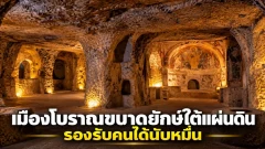 หมู่บ้านใต้ดินลึก 85 เมตร รองรับคนได้ 20,000 คน เมืองโบราณแห่งนี้อยู่รอดได้อย่างไร
