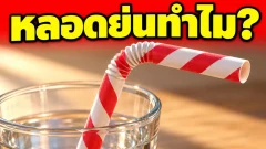 รอยย่นที่คอหลอดดูดน้ำ มีไว้ทำอะไร?