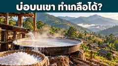 หมู่บ้านบ่อเกลืออยู่บนภูเขา แล้วได้น้ำเค็มมาจากไหน?