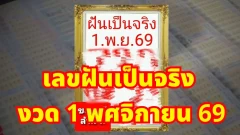เลขฝันเป็นจริง งวด 1 พฤศจิกายน พ.ศ. 2569