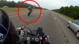 ซ่าดีนัก!! เมื่อหนุ่มโชว์ยกล้อด้วยความเร็วกว่า 160 แต่เกิดพลาดล้มด้วยลีล่าแบบนี้ งานนี้คงจะเข็ดไปอีกนาน
