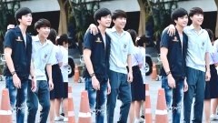 ชาวเน็ตค่อนโลกสงสัยน้องผู้ชายเป็นไรกันหรอ? ถึงยอมให้จับหัวอะ