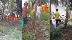 ปะทะเดือด !! พระปะทะชาวบ้าน ฉุนขวางพิธีเผาศพ สาดน้ำมันใส่ สั่งให้จุดไฟเผาทั้งเป็น !!