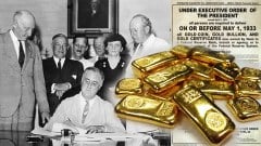 กฎหมายปล้นทองคำจากประชาชนไปให้นายธนาคารของรัฐบาลอเมริกา” โดย Jeerachart Jongsomchai