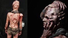 ศิลปินสร้างงานศิลป์ Special Effects Makeup ใน Concept Bipolar บนร่างกาย