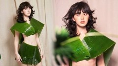 ใหม่ ดาวิกาใส่ชุดแฟชั่นห่อใบตอง ถ่ายปฏิทินปี 2018 เป็นของขวัญให้แฟนคลับ