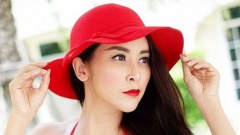 “ใหม่ สุคนธวา” อวดอึ๋ม สุดเซ็กซี่ในชุดบิกินี่สีแดงริมสระ