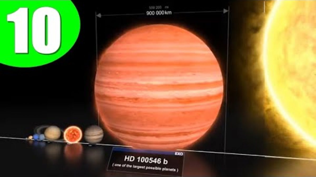 10 อันดับดาวเคราะห์ที่ใหญ่ที่สุดในจักรวาล / Top 10 Biggest In