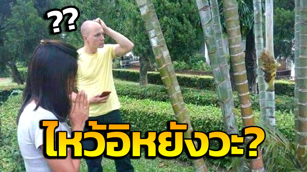 ฝรั่งงง!! เมียให้ไหว้บูชาสิงนี้