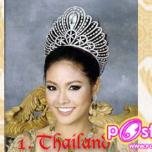 TOP 5  “ People’s Choice Award ” Miss Universe 2010 ล่าสุดวันที่ 29/07/2553