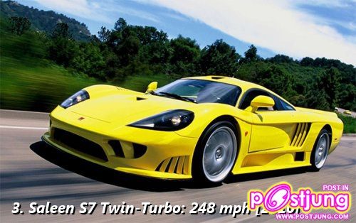Saleen S7 Twin-Turbo : 248 mph