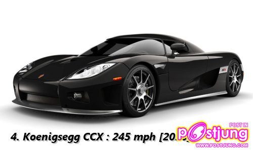 Koenigsegg CXX : 245 mph