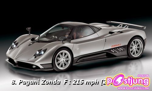 Pagani Zonda F : 215 mph
