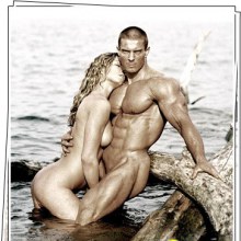 นักเพาะกายหนุ่ม