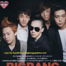 Big Bang on Junon Magazine Japan