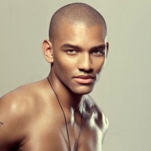 A Paul Smith, Louis Vuitton, and Hermes runway walker, Darrell Walden Jr. looks best as a golden boy