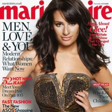 Lea Michele Marie Claire UK November 2010