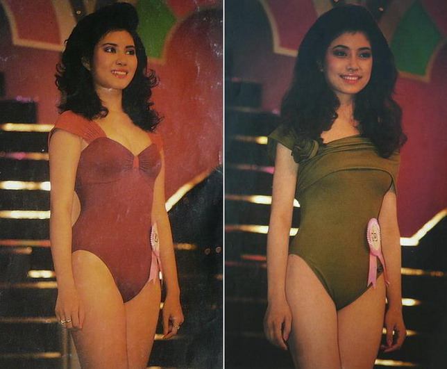 ขวา - อภัสนันท์ สุทธิกุล รองนางสาวไทย