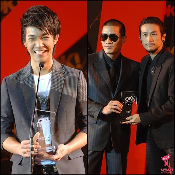 Pic.เหล่าคนบันเทิงรับรางวัล OK Awards 2010