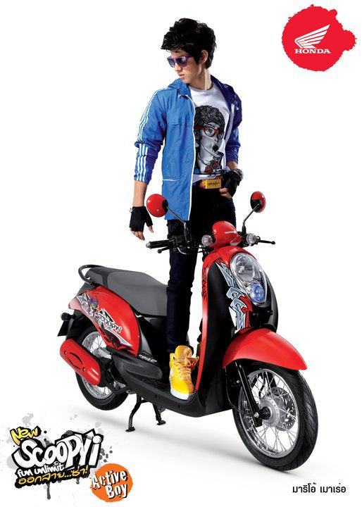 Mario & New Honda Scoopy i
