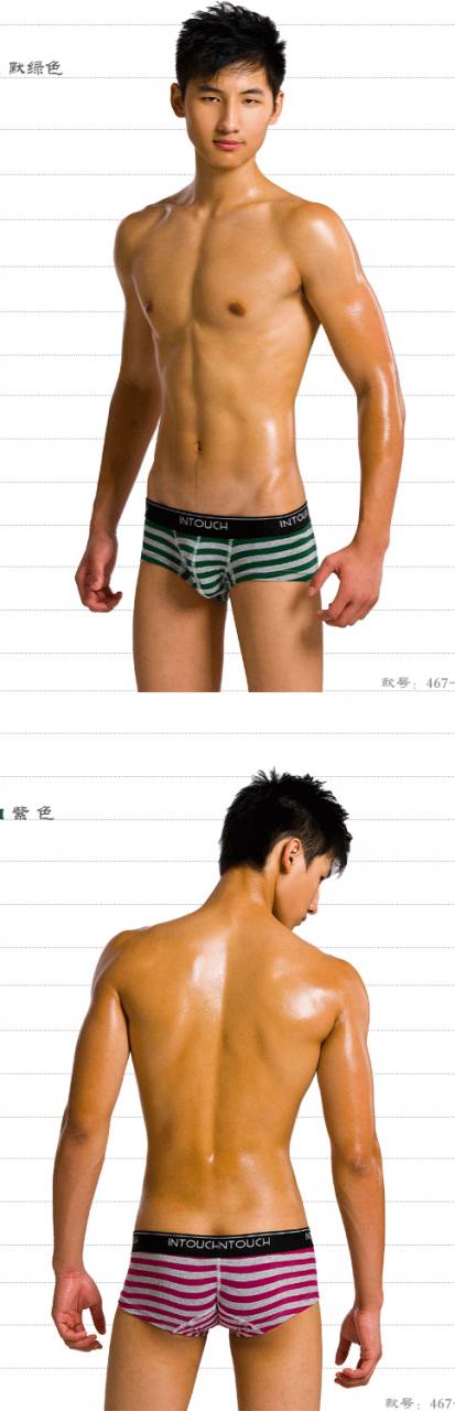 Tee underwear male model