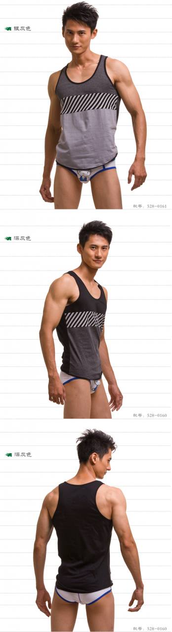 Tee underwear male model