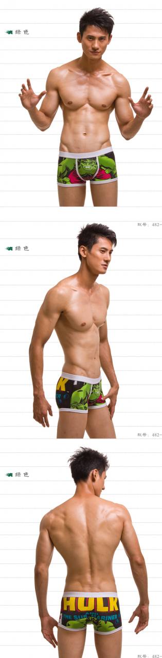 Tee underwear male model