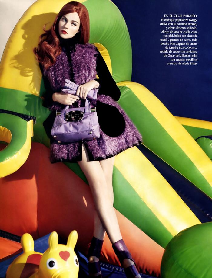 Alo Twiggy Editorial Vogue Mexico October 2010