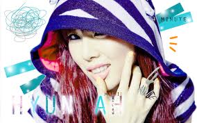 hyun ah -----> 4 minute