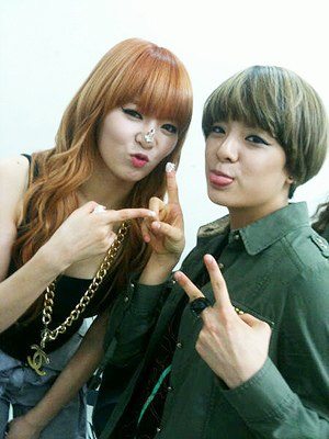 hyun ah -----> 4 minute